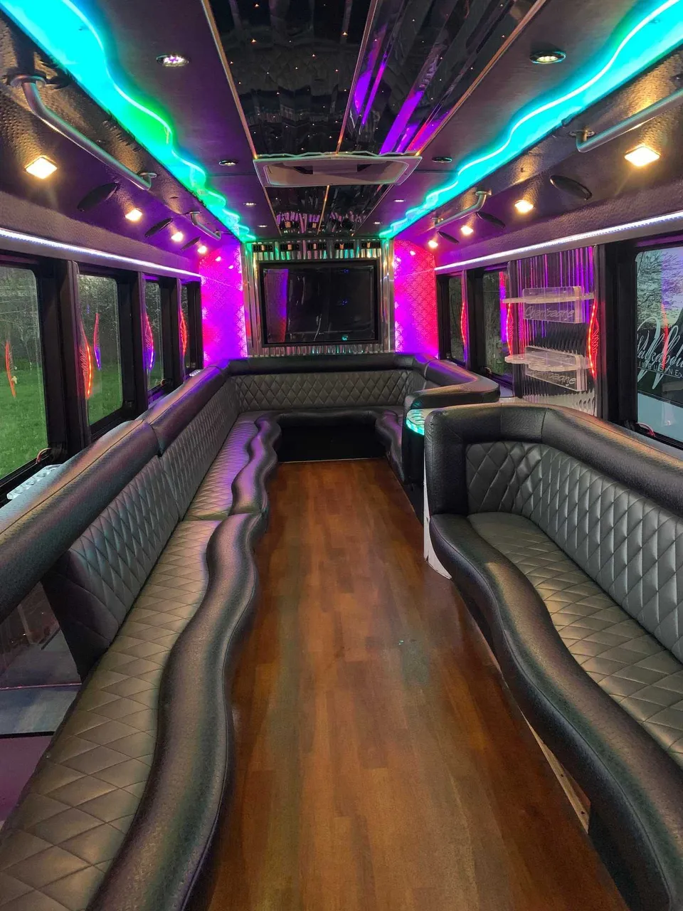 Party Bus - Sophia Loren interior, photo 2 for party bus rental in Cedar Springs, MI