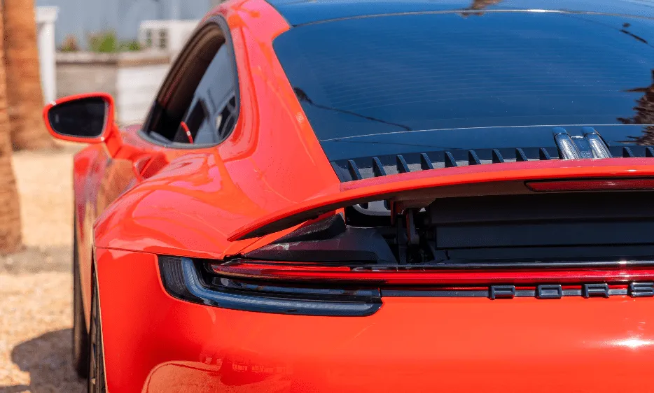 Red Porsche 911, photo 2 for exotic car rental in Sacramento, CA