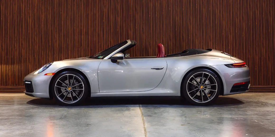 Silver Porsche 911, photo 2 for exotic car rental in Mercer County, NJ