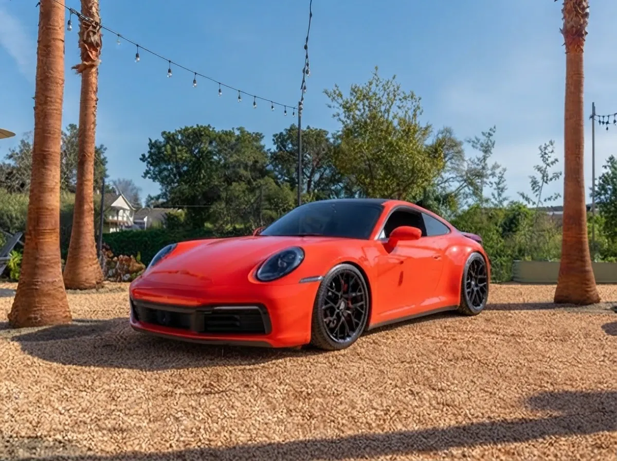 Red Porsche 911 for sports car rental Red Porsche 911 for sports car rental