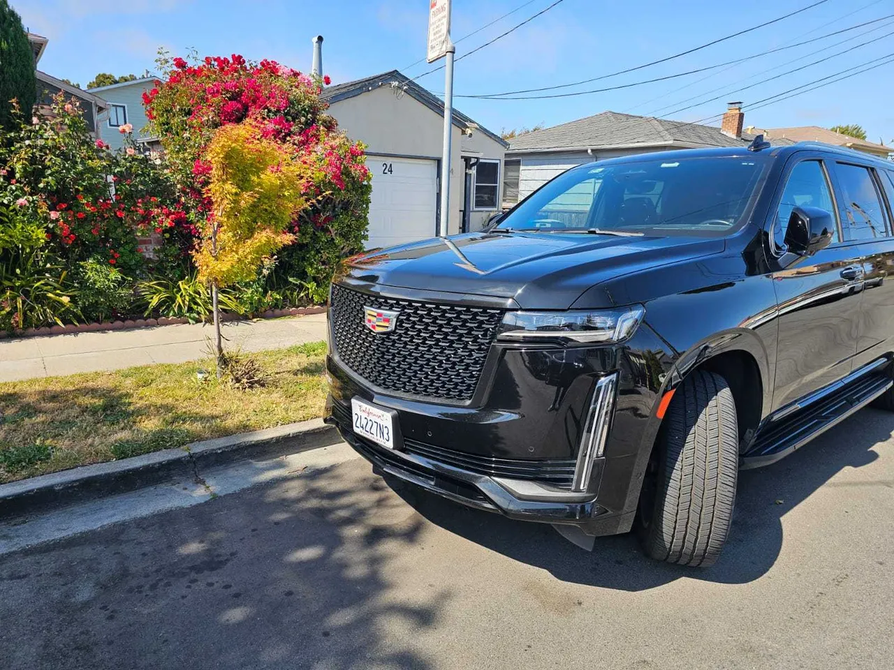 Black Premium Cadillac Escalade, photo 2 for airport transfers in San Mateo County, CA