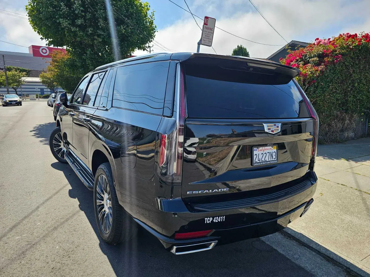 Black Premium Cadillac Escalade, photo 4 for airport transfers in San Mateo County, CA