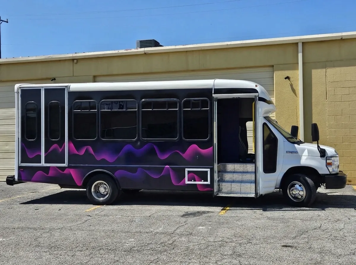 White Purple Magic, photo 3 for party bus rental White Purple Magic, photo 3 for party bus rental