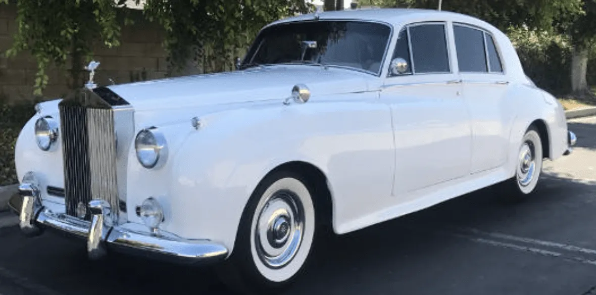 White Rolls-Royce Cloud for Rolls-Royce car rental in North Hollywood, CA