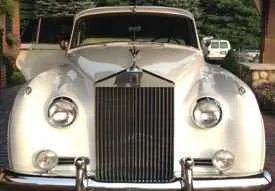 Silver Rolls Royce Cloud for wedding car rental in Newton, NH