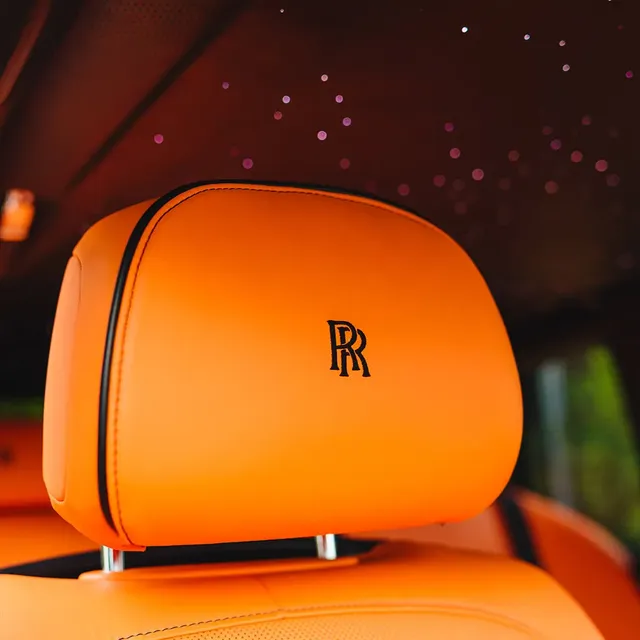 Rolls-Royce Cullinan with All Orange Interior, photo 3 for airport transfers Rolls-Royce Cullinan with All Orange Interior, photo 3 for airport transfers