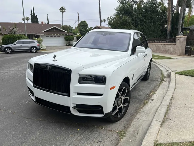 Rolls-Royce Cullinan White exterior for wedding car rental in Beverly Hills, CA