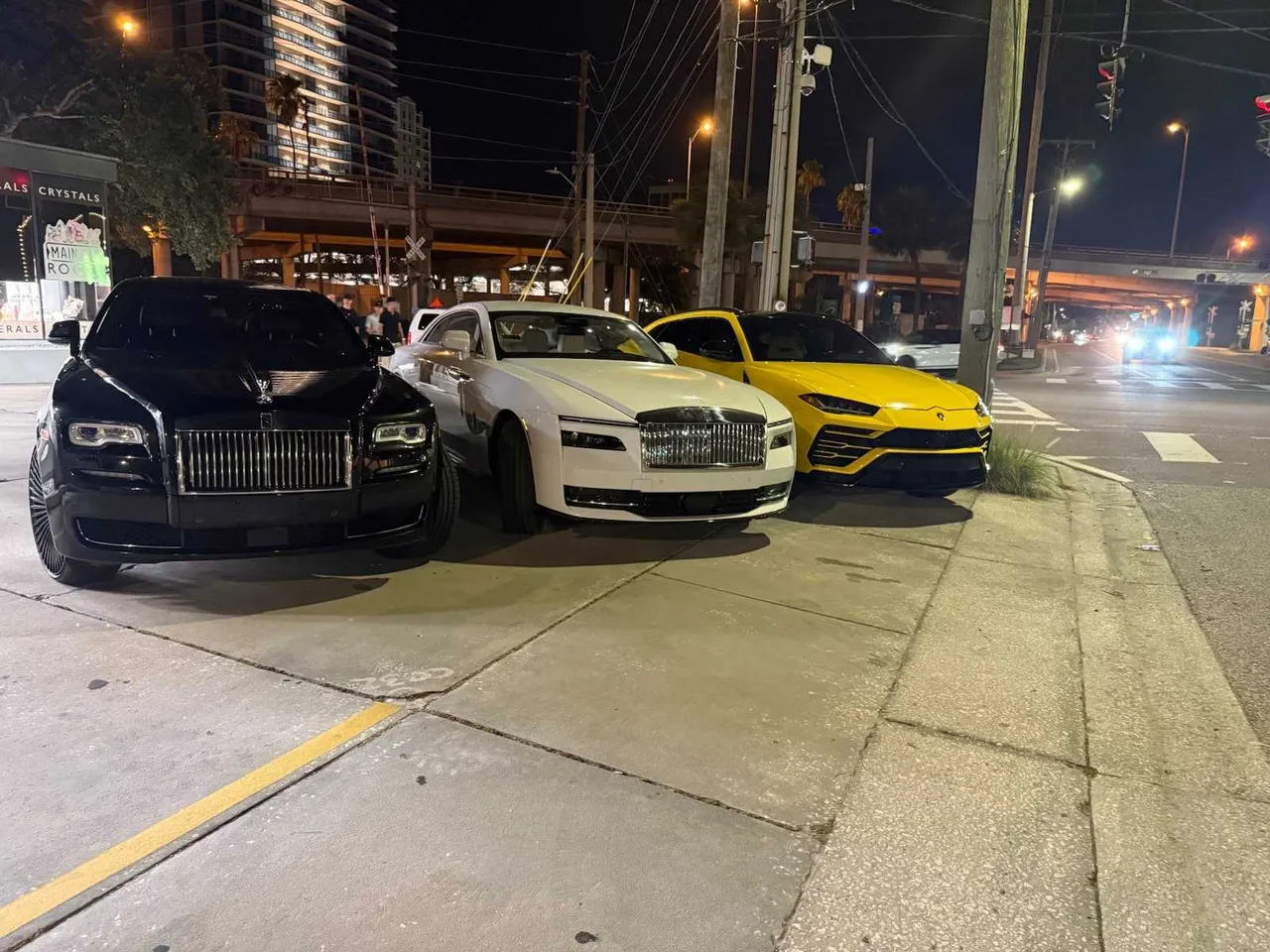 Black Rolls Royce Ghost exterior, photo 4 for rolls-royce car rental in Fort Myers Beach, FL