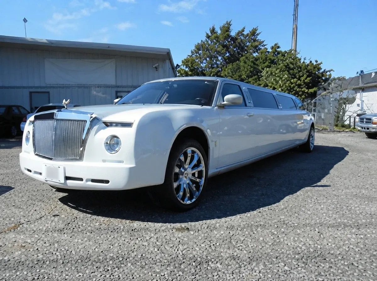 White Rolls-Royce Limousine, photo 2 for limo rental White Rolls-Royce Limousine, photo 2 for limo rental