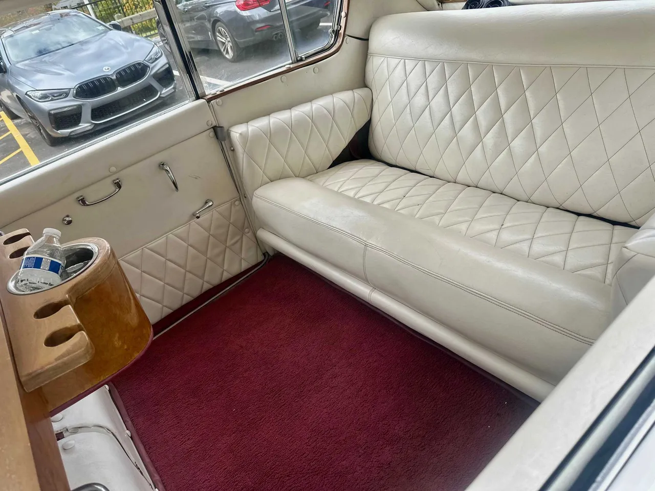 Rolls Royce Princess interior for wedding car rental in Greenland, NH