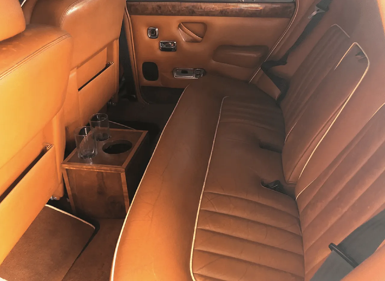 Rolls Royce Shadow interior for wedding car rental