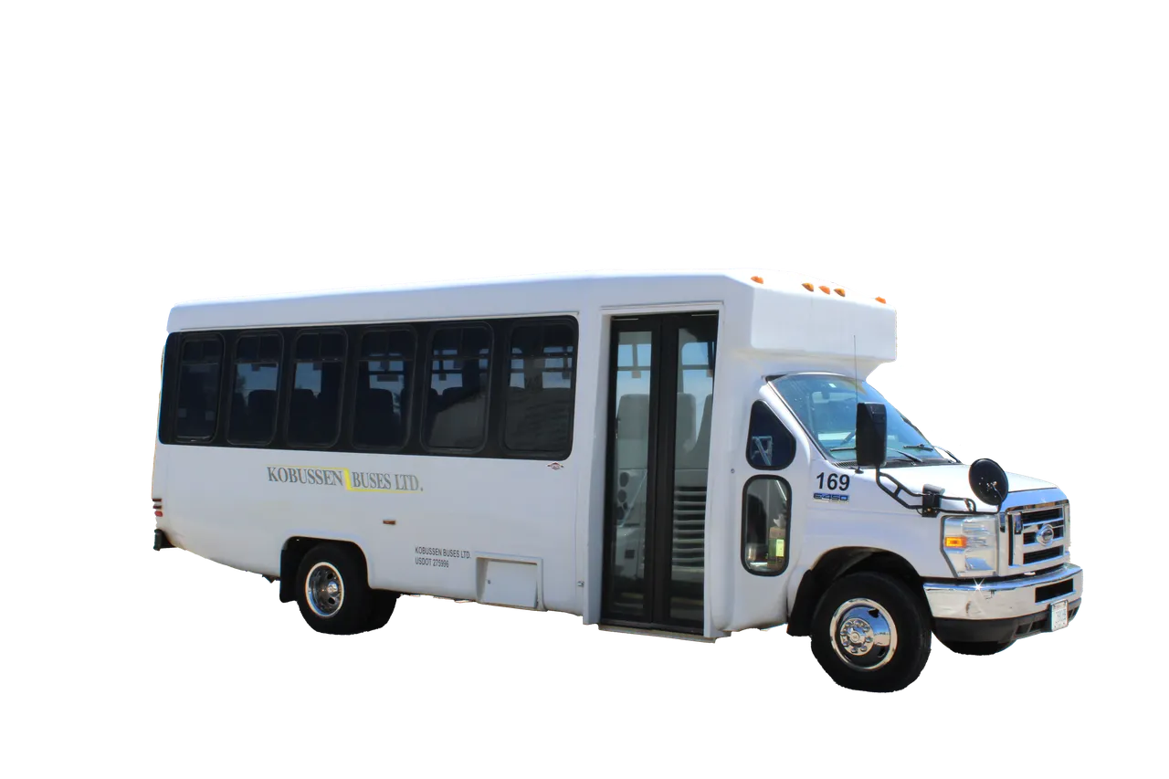 22 Passenger Shuttle Bus for charter bus rental in Plymouth, WI