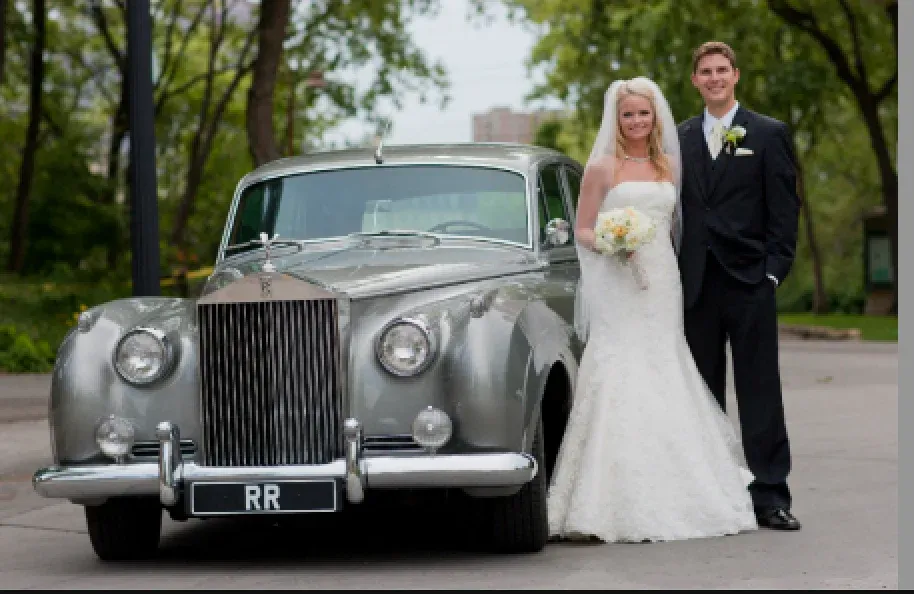 Silver Vintage Rolls Royce for Rolls-Royce car rental in Idaho