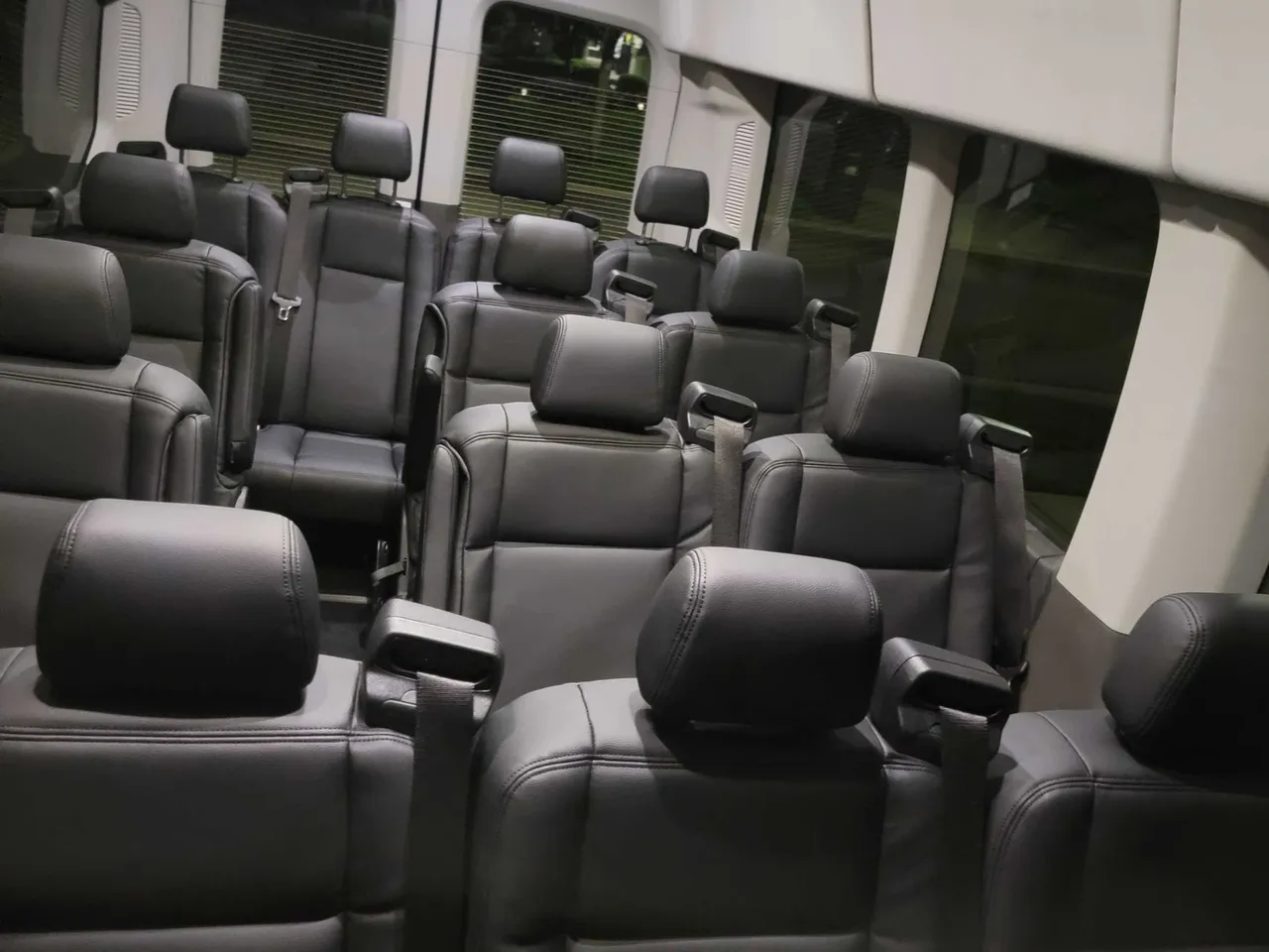 Black 14 Passenger Sprinter for minibus rental Black 14 Passenger Sprinter for minibus rental