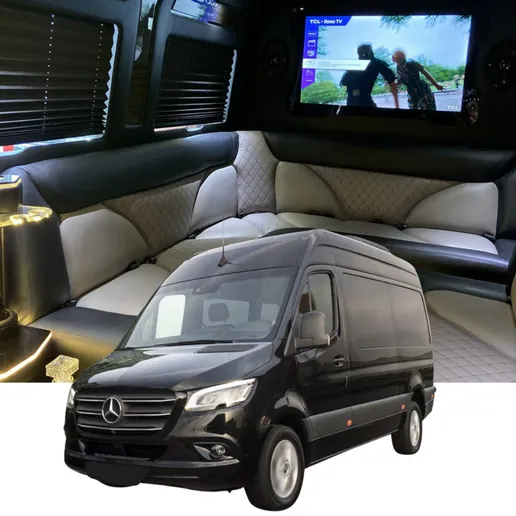 Sprinter Limousine Van for party bus rental Sprinter Limousine Van for party bus rental