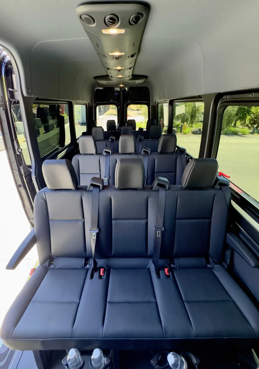 Black Sprinter Shuttle, photo 3 for mini coach rental in Guerneville, CA