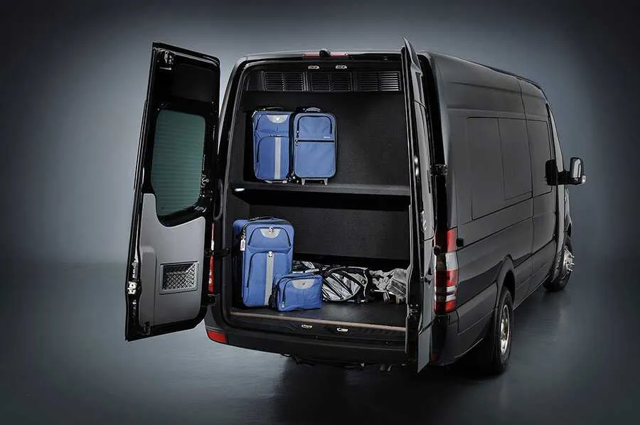 Black Mercedes Party bus- 12 pax exterior, photo 3 for party bus rental in Islandton, SC