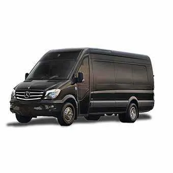 Black Mercedes Party bus- 12 pax exterior, photo 4 for party bus rental in Islandton, SC