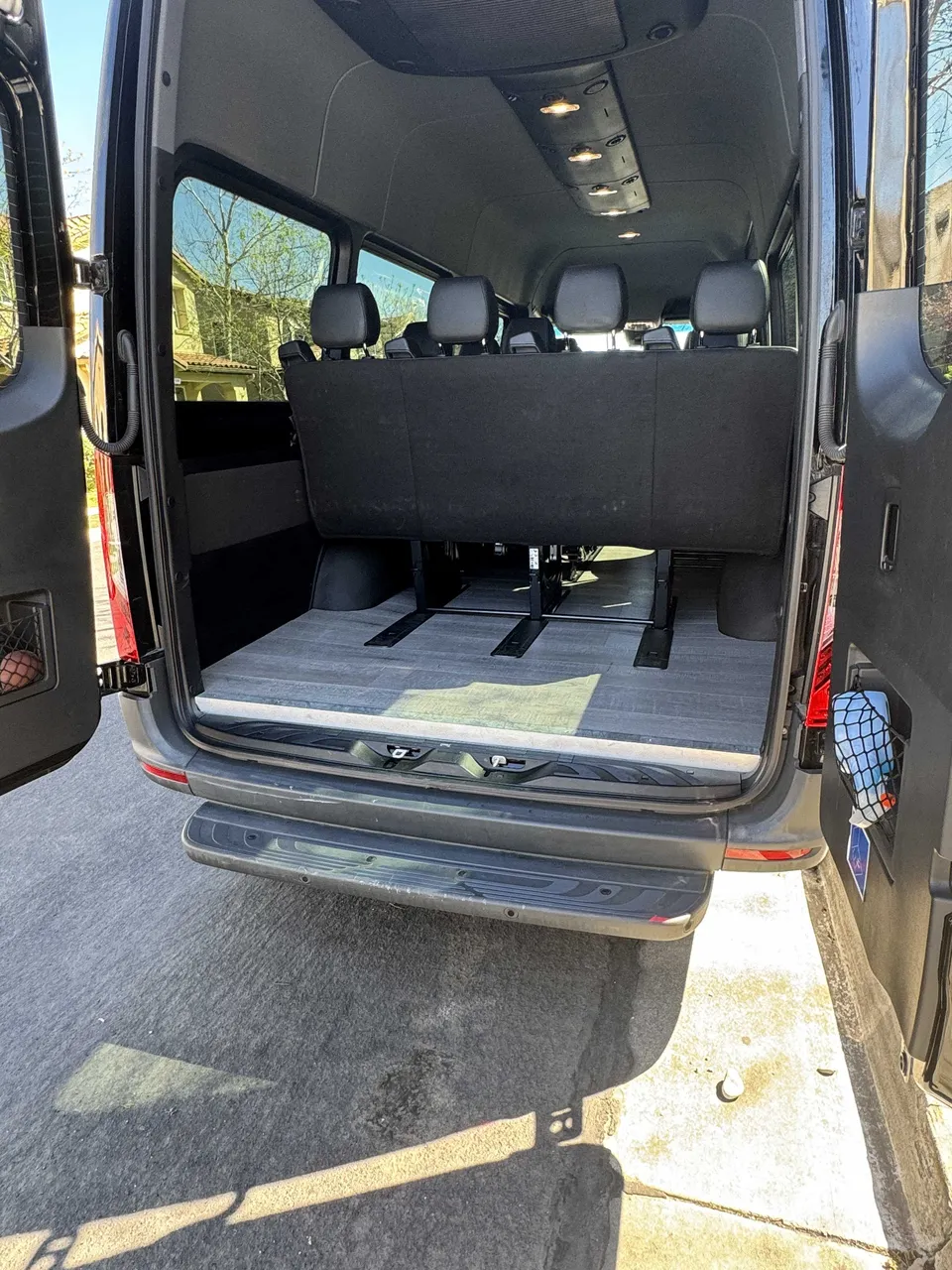 Black Sprinter Van, photo 2 for mini coach rental in Camino, CA