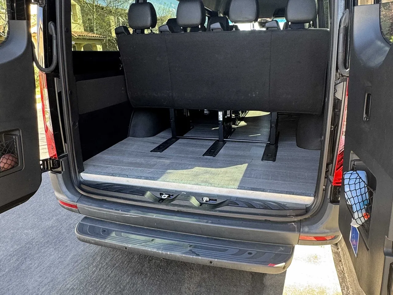 Black 14 Passenger Sprinter Van for minibus rental Black 14 Passenger Sprinter Van for minibus rental