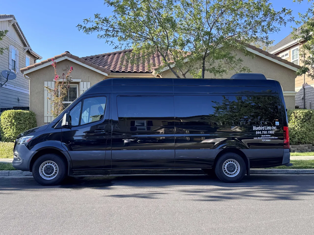 Black Sprinter Van