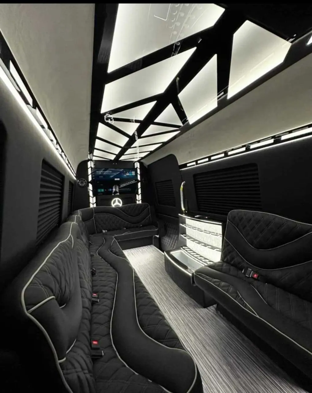 Sylvester / 2026 ( 13-14 passenger Mercedes Sprinter Limo interior for cadillac escalade limo in Saint Johns, FL