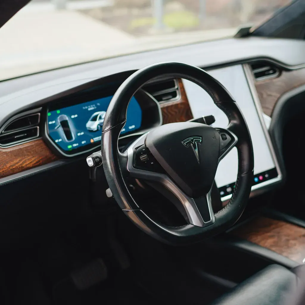Silver Tesla Model X, photo 9 for luxury car rental in Rockville, MD