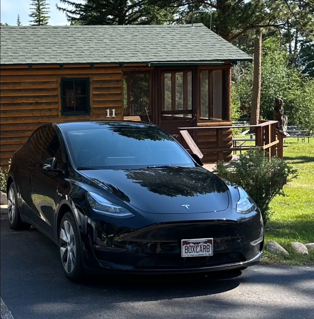 Tesla Model Y for luxury car rental in Golden, CO