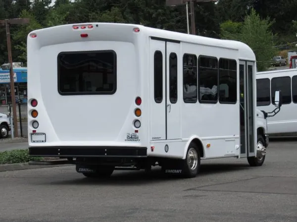 Black VIP Executive ADA Mini Coach 14 Passenger (ADA Wheelchair Lift) exterior, photo 3 for charter bus rental in Kenmore, WA