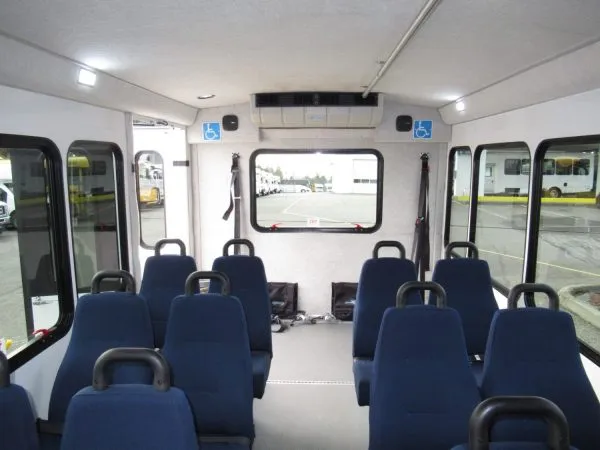 VIP Executive ADA Mini Coach 14 Passenger (ADA Wheelchair Lift) interior for charter bus rental in Kenmore, WA
