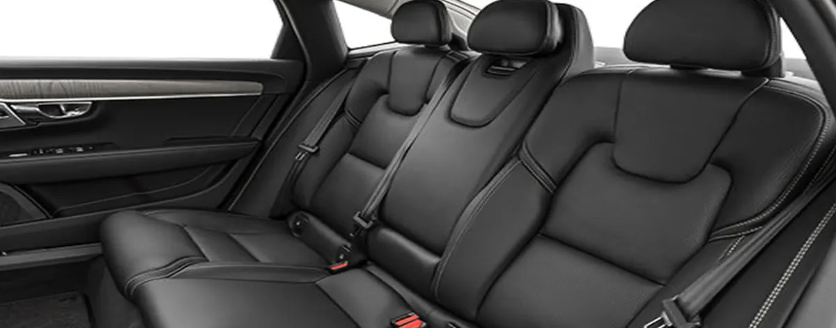 Volvo S-90 interior for sedan rental in Reading, VT