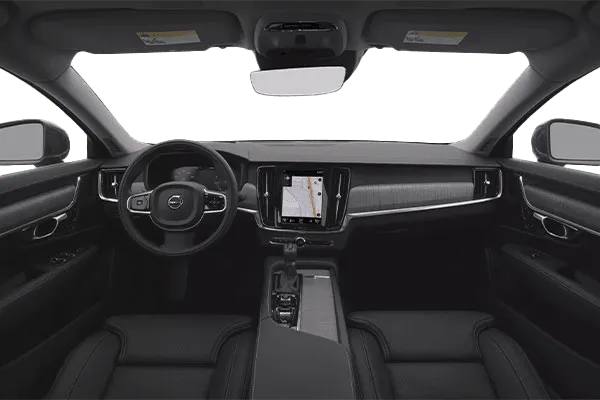 Black Volvo S90 for sedan rental in Kern County, CA