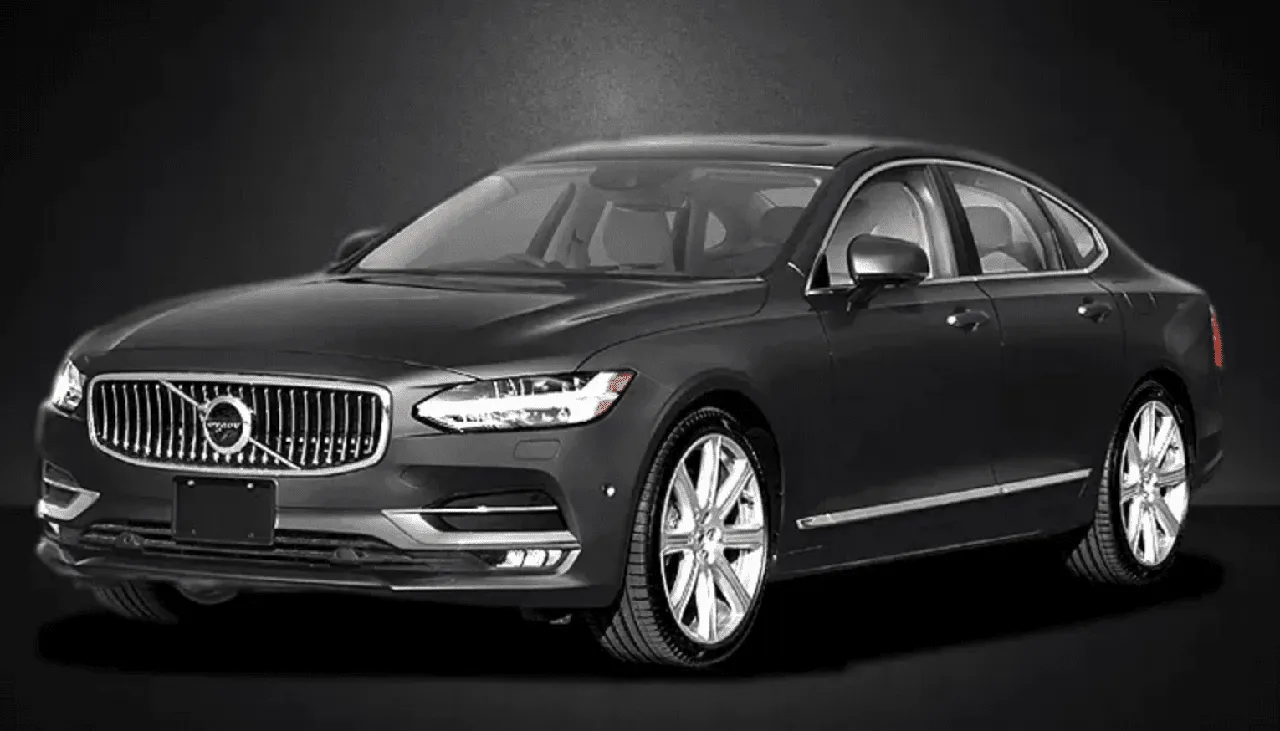 Black Volvo S90 for sedan rental in Grass Range, MT