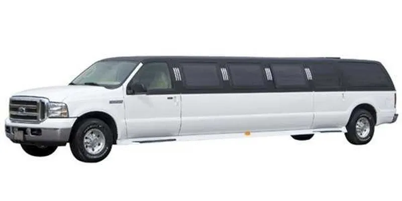 White Ford Excursion Limousine, photo 2 for limo rental in Fort Washington, MD