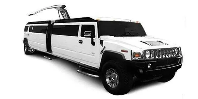 White Hummer Limousine, photo 2 for limo rental in Fort Washington, MD