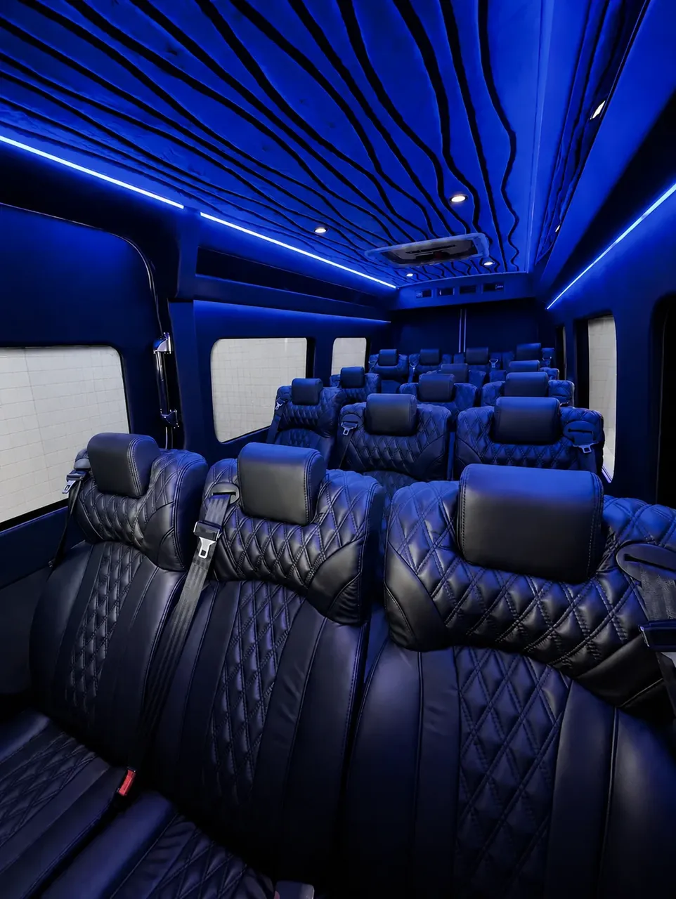 White Luxury Sprinter Shuttle Van, photo 3 for shuttle bus rental in Tulare County, CA